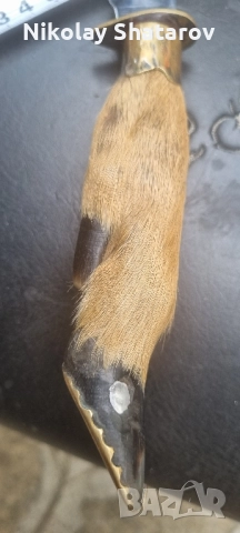 стар ловен нож, снимка 6 - Ножове - 51503677