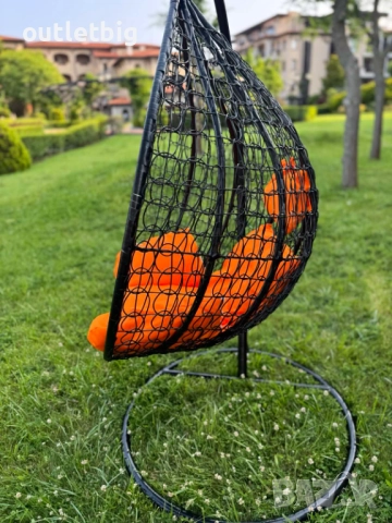 Люлка градинска висяща люлка тип гнездо,яйце–Промоция!, снимка 4 - Градински мебели, декорация  - 52231813