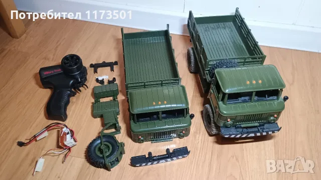 RC камион ГАЗ 66, снимка 5 - Коли, камиони, мотори, писти - 56469703
