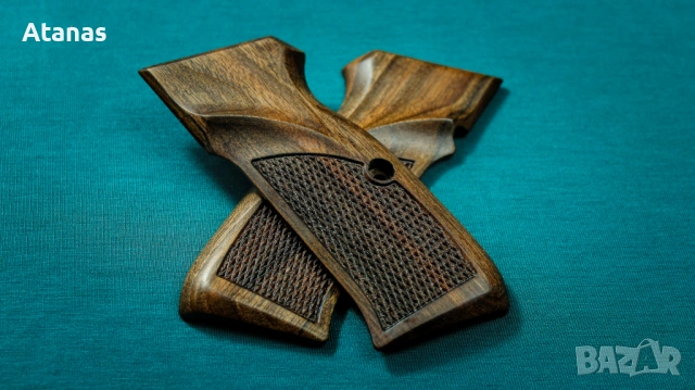 Чирени за ЧЗ/CZ 75 - орехови - ръчноизработени, снимка 4 - Оборудване и аксесоари за оръжия - 54100748