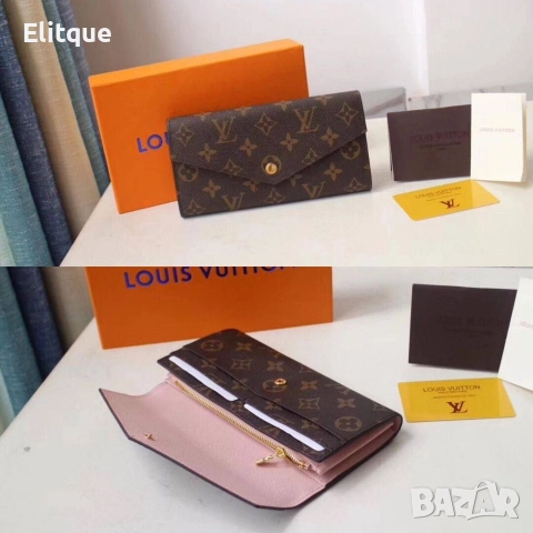 портмонета от естествена кожа Louis Vuitton , снимка 6 - Портфейли, портмонета - 52908090