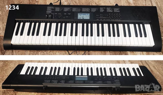 синтезатор клавир пиано CASIO CTK-1150 с 5 октави и плътни клавиши
