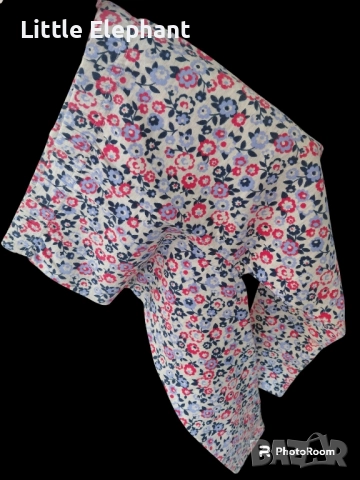 Клинче за 2-3 год мом принт червени сини цветчета,колекция"Flowers",Англия/ново