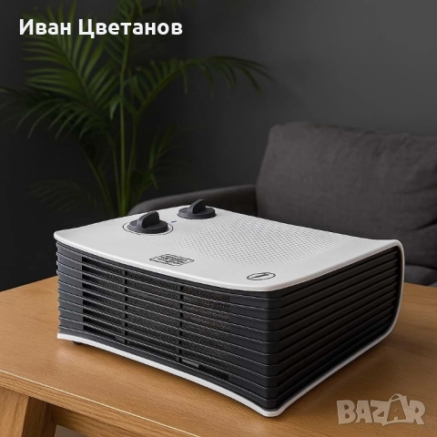 Компактен вентилаторен отоплител, BLACK+DECKER BXSH2001E