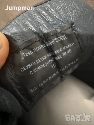 Мьжки кожени обувки с метално бомбе, снимка 8 - Мъжки боти - 53938567