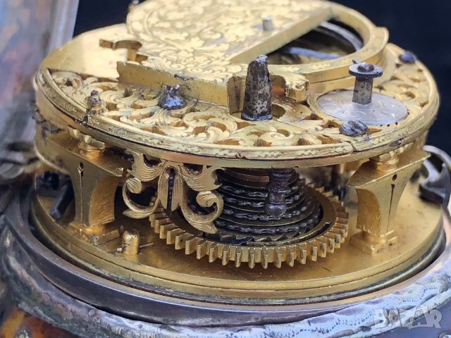 Джобен часовник Daniel Quare от 1667г., снимка 2 - Джобни - 30267611