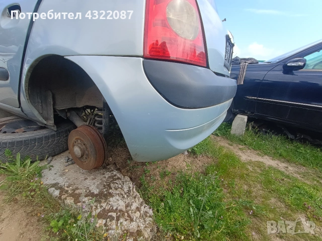 Задна броня Renault Clio / Рено Клио 1.5 DCI 65 К. С, снимка 2 - Части - 54227932