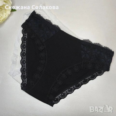 Комплект от 6 памучни бикини , снимка 7 - Бельо - 53084775