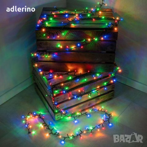 Гирлянд 1000 лед светлини, Коледна украса, лед осветление, светлинна верига, снимка 4 - Лед осветление - 34389747