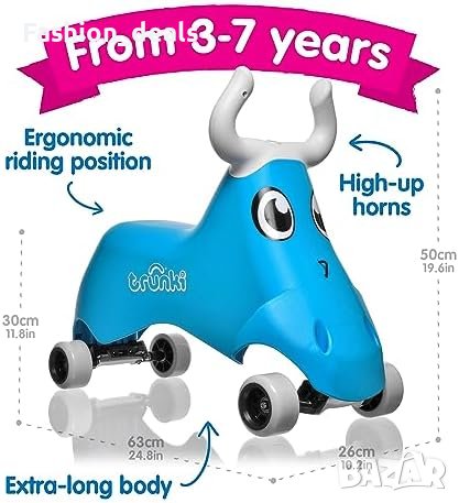 Нова Trunki Rodeo Ride On Забавна детска играчка за деца управление , снимка 2 - Коли, камиони, мотори, писти - 42826826