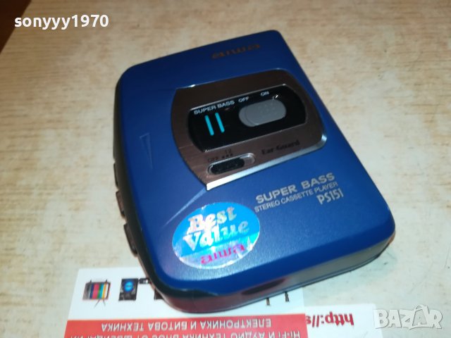 AIWA PS151 WALKMAN-ВНОС GERMANY 0107221155, снимка 4 - Радиокасетофони, транзистори - 37255854
