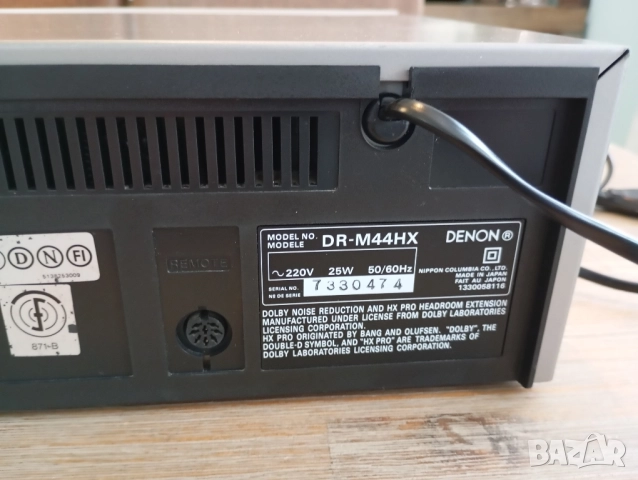 Дек Denon DR-M44HX 3 Head с двойно лентоводене denon drm 44hx, снимка 8 - Декове - 52373462
