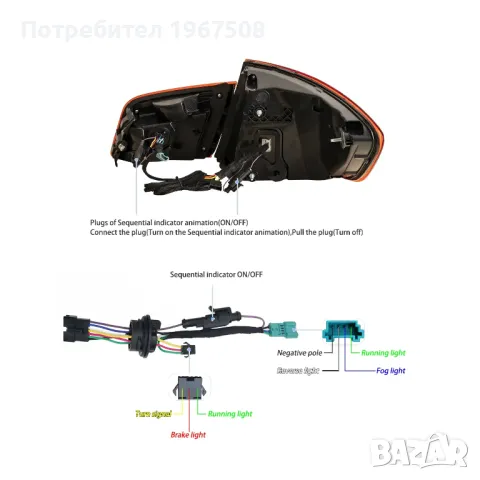 Комплект OLED стопове с динамични мигачи за BMW 5 F10 2011 - 2017, снимка 7 - Части - 47488777
