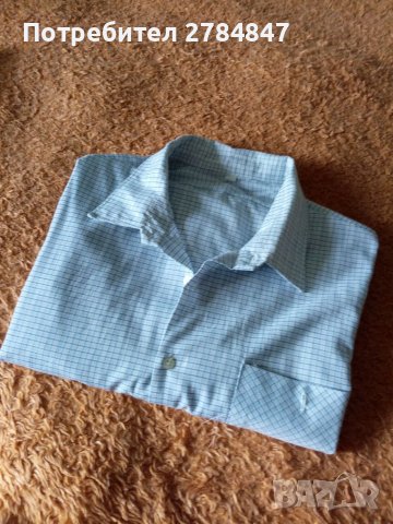 Мъжка риза с дълъг ръкав карирана, снимка 4 - Ризи - 37008322