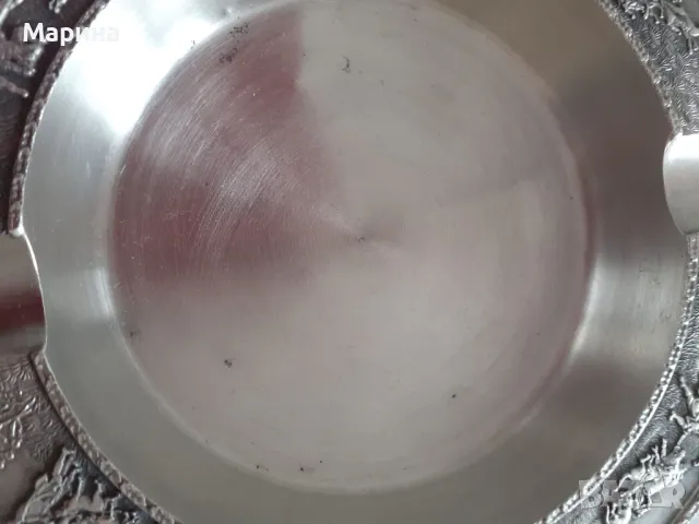 Пепелник от калай Antik*Vintage #44, снимка 8 - Антикварни и старинни предмети - 48700130