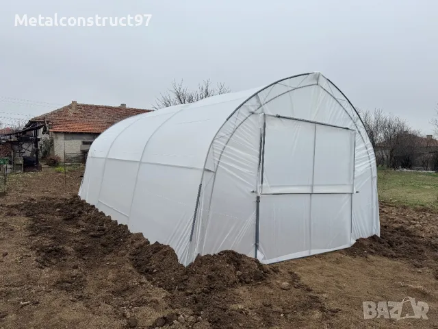 Хоби Оранжерии 4 м ширина тип тунелни, снимка 9 - Оранжерии - 49639464