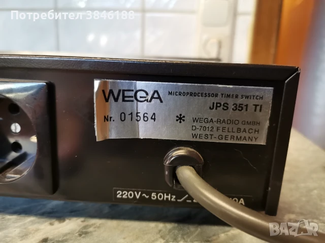Wega JPS 351 TI (OEM Sony PT-27) Timer, снимка 6 - Декове - 50527152