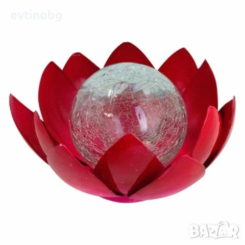 LED слънчев градински соларен панел с 3 светещи лампи цветя, снимка 5 - Градински мебели, декорация  - 53877904