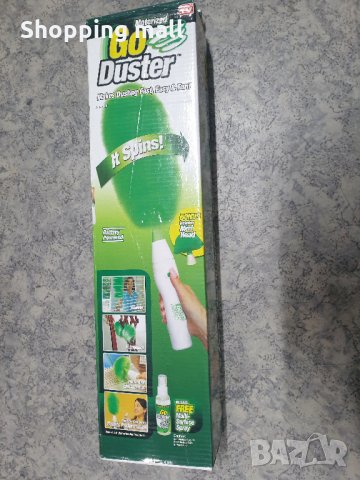 Електрическа четка за почистване на прах Go Duster с 3 накрайника, снимка 11 - Други - 31421938