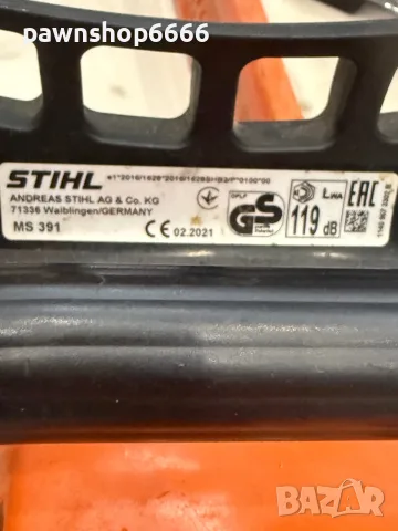 Бензинова резачка Stihl MS 391 /2021/, снимка 4 - Градинска техника - 55852920