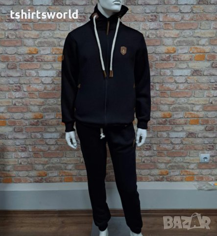 Нов мъжки комплект на марката Накетано в черен цвят, снимка 3 - Спортни дрехи, екипи - 42741008