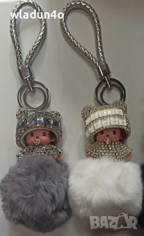 Monchhichi Пухкав ключодържател-8е, снимка 2 - Други - 50051238