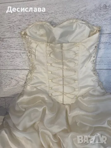 Сватбена рокля с букет, було и чанта , снимка 6 - Сватбени рокли - 49830004