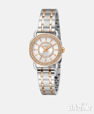 Чисто нов дамски часовник Roberto Cavalli Watch Armonia, сив цвят
