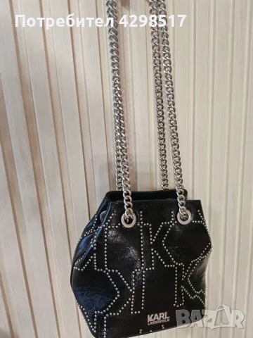 Малка кокетна чанта karl lagerfeld, снимка 3 - Чанти - 56092467