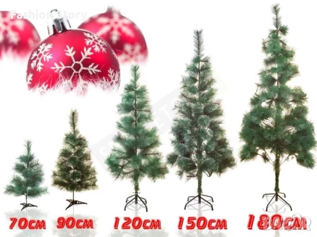 Коледно борче със зелени връхчета, снимка 4 - Декорация за дома - 51943370