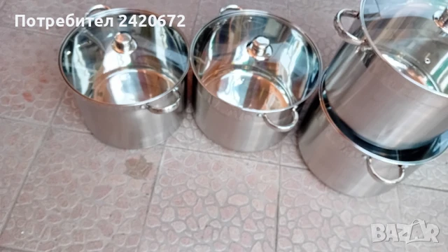 професионални тенджери неръждавейка, снимка 5 - Обзавеждане на кухня - 51146705