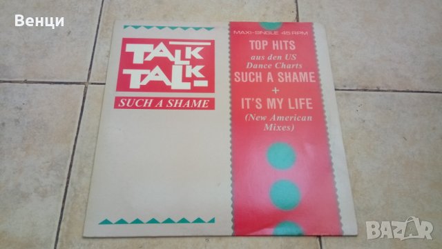 Грамофонна плоча TALK TALK-Maxi-single., снимка 3 - Грамофонни плочи - 32009549