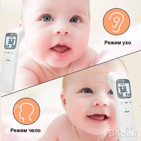 Безконтактен термометър за чело, снимка 4 - Друга електроника - 30481081