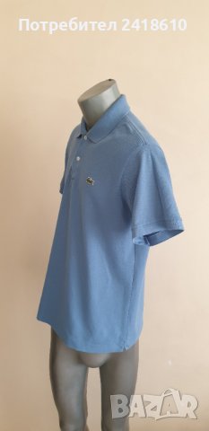 Lacoste Classic Fit Pique Cotton Mens Size 5 - L  ОРИГИНАЛ! Мъжка Тениска!, снимка 5 - Тениски - 44157020
