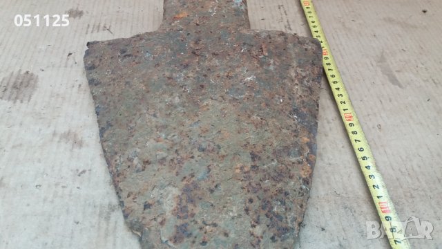 масивен кован възрожденски лемиш, рало, плуг , снимка 9 - Антикварни и старинни предмети - 38015272