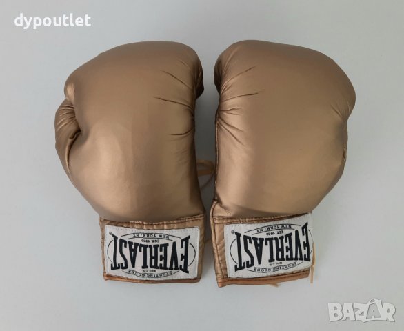 Златни боксови ръкавици Everlast Autograph .                    , снимка 2 - Фен артикули - 39682719