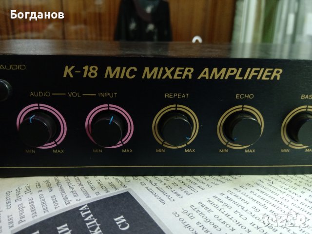 УСИЛВАТЕЛ С МИКСЕР SPACETECH K-18 MIC MIXER AMPLIFIER, снимка 6 - Ресийвъри, усилватели, смесителни пултове - 42790157