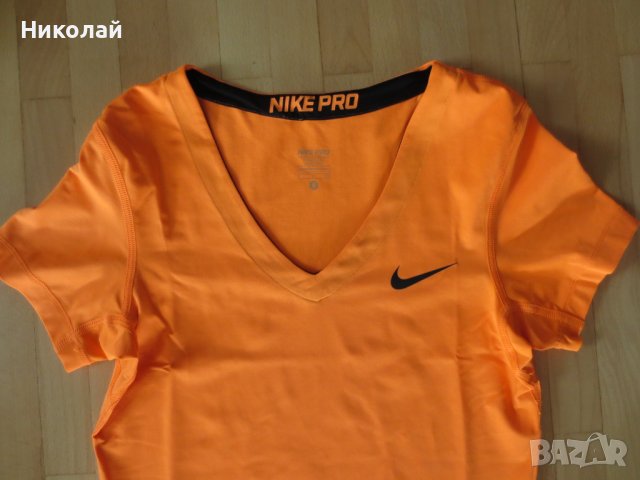 NIKE PRO SS V-NECK, снимка 2 - Тениски - 37353849