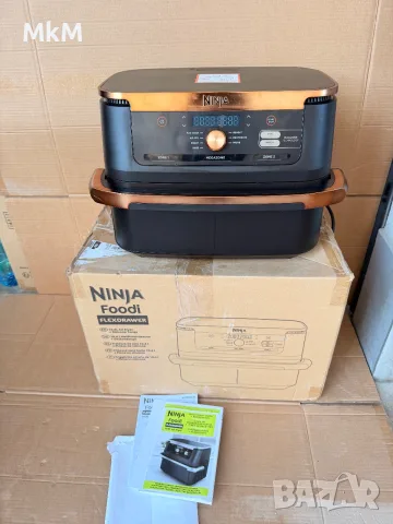 Уред за здравословно готвене NINJA Foodi  FLEXDRAWER вместимост 10,4литра, снимка 2 - Фритюрници - 55796494