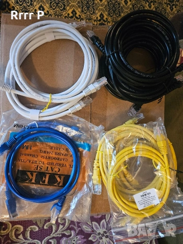 ЛОТ от НОВИ ЛАН кабели/пачове различни дължини