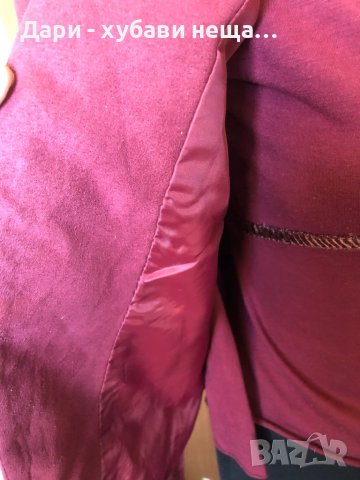 Сако от плат - имитация на велур🍀❤️S,M❤️🍀арт.4502, снимка 7 - Сака - 38240142