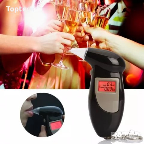 Дрегер за алкохол с LCD дисплей, снимка 1 - Аксесоари и консумативи - 31952336