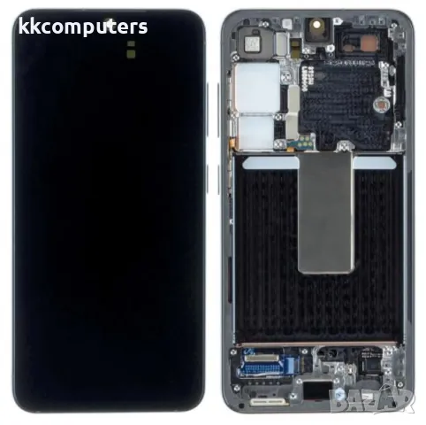 LCD Дисплей за Samsung SM-S916F S23 Plus 5G / GH82-30476C / 30477C / Тъч скрийн + рамка / Зелен / КЛ