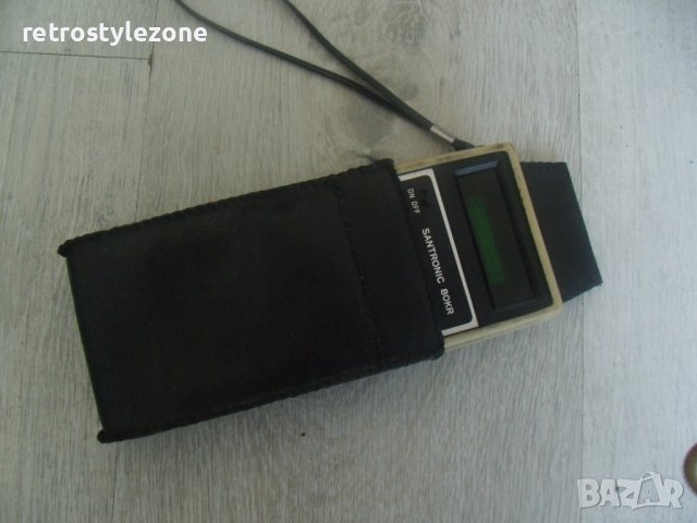 № 6368 стар калкулатор - Santron  - с калъфче  - работещ , снимка 7 - Други ценни предмети - 37274503