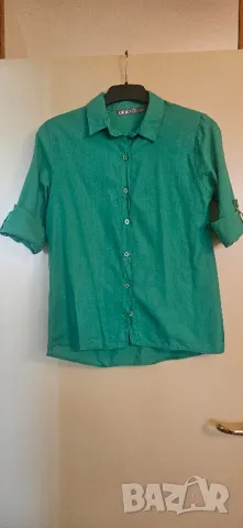 Ленена ризка, S размер, снимка 8 - Ризи - 49973042