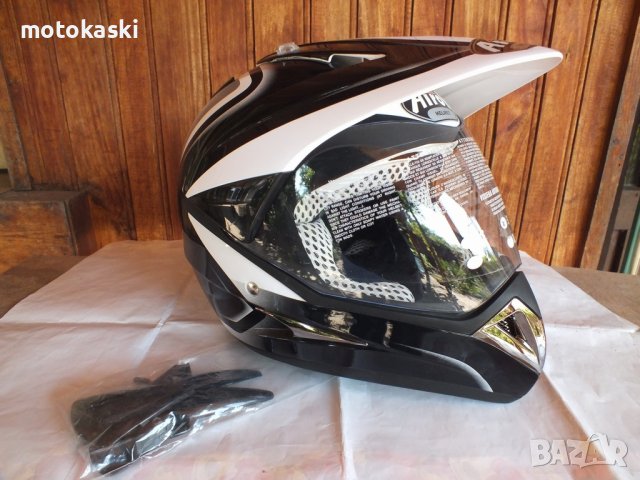 Airoh S4 ендуро шлем каска за мотор S, снимка 1 - Аксесоари и консумативи - 42087844