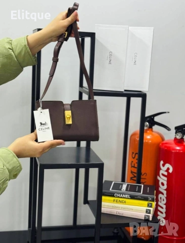 чанти Celine Pochette 16 (Mini) 🔥 ➡️18 Cm ⬆️12 Cm , снимка 4 - Чанти - 53360018