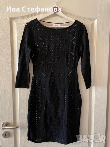 Нова черна елегантна официална парти коктейлна рокля Calvin Klein , снимка 10 - Рокли - 42457104