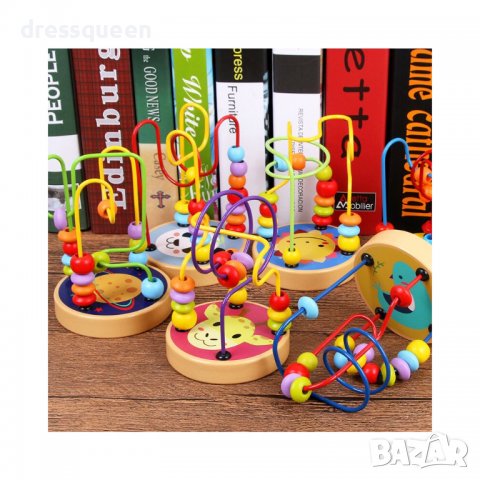 3577 Играчка лабиринт с цветни мъниста, снимка 7 - Образователни игри - 37773078