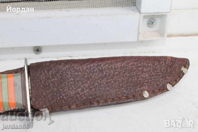 Стар ловен нож , снимка 3 - Антикварни и старинни предмети - 39076688